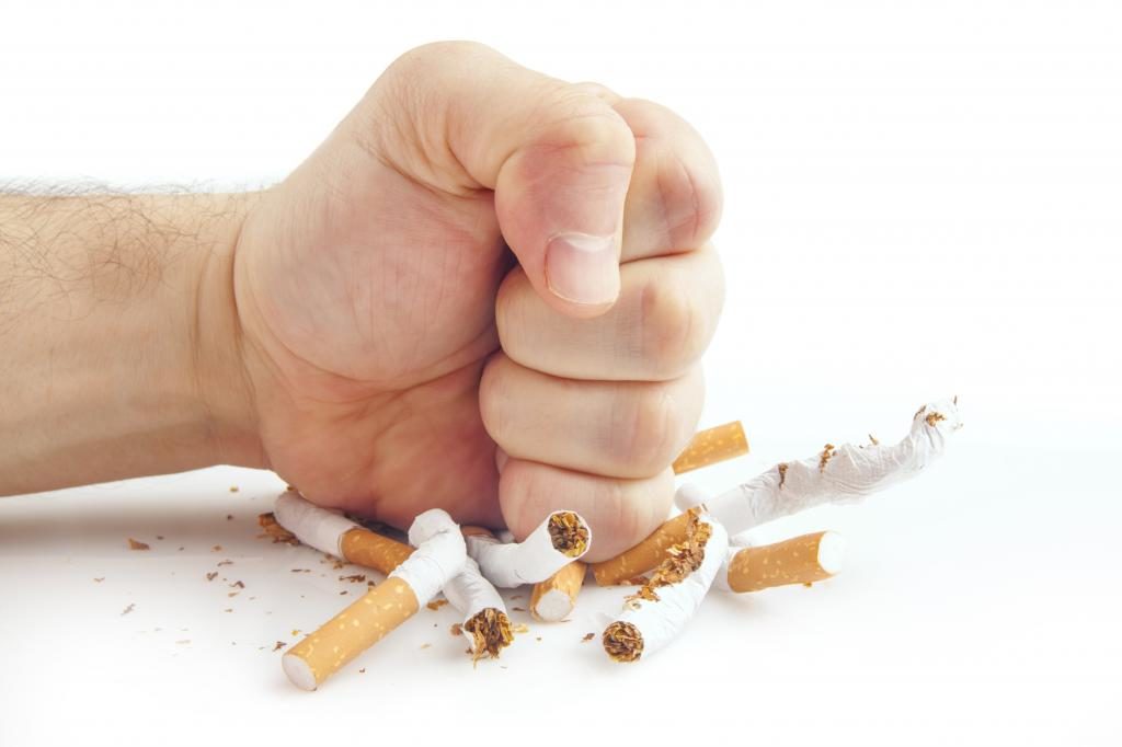 Отказаться от курения на время терапии