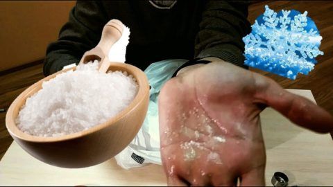 Соль со снегом – удачное сочетание для лечения суставов.